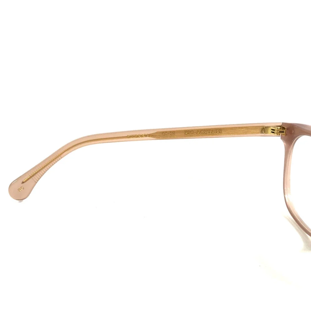 Alfred Kerbs Eyeglasses Frames ETERNAL RO Rose Shiny Square Full Rim 51-19-140